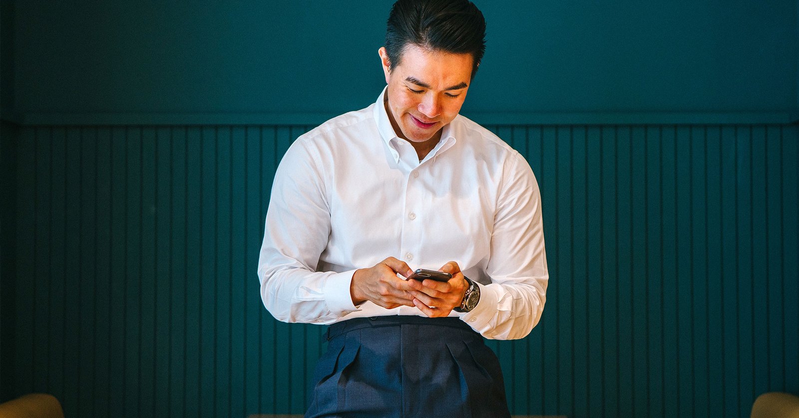 Man on phone Corporate Gift House